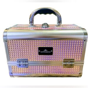 Impressions SlayCase Mini Makeup Travels Case “Mermaid Shimmer” Lock/Key, New!